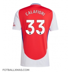 Arsenal Riccardo Calafiori #33 Hjemmedrakt 2024-25 Kortermet