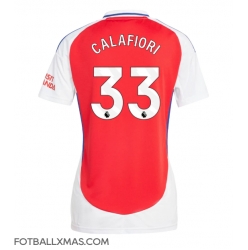 Arsenal Riccardo Calafiori #33 Hjemmedrakt Dame 2024-25 Kortermet