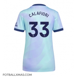 Arsenal Riccardo Calafiori #33 Tredjedrakt Dame 2024-25 Kortermet