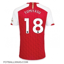 Arsenal Takehiro Tomiyasu #18 Hjemmedrakt 2023-24 Kortermet