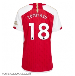 Arsenal Takehiro Tomiyasu #18 Hjemmedrakt Dame 2023-24 Kortermet