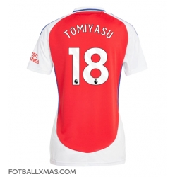 Arsenal Takehiro Tomiyasu #18 Hjemmedrakt Dame 2024-25 Kortermet