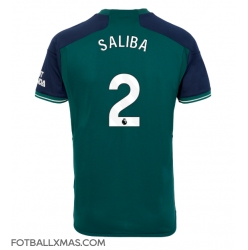 Arsenal William Saliba #2 Tredjedrakt 2023-24 Kortermet