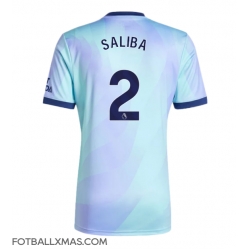 Arsenal William Saliba #2 Tredjedrakt 2024-25 Kortermet