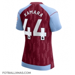 Aston Villa Boubacar Kamara #44 Hjemmedrakt Dame 2023-24 Kortermet