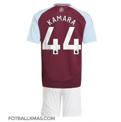 Aston Villa Boubacar Kamara #44 Hjemmedraktsett Barn 2024-25 Kortermet (+ Korte bukser)