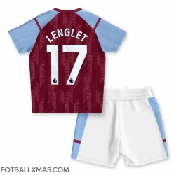 Aston Villa Clement Lenglet #17 Hjemmedraktsett Barn 2023-24 Kortermet (+ Korte bukser)