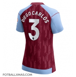 Aston Villa Diego Carlos #3 Hjemmedrakt Dame 2023-24 Kortermet