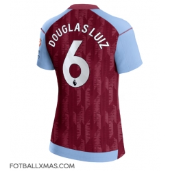 Aston Villa Douglas Luiz #6 Hjemmedrakt Dame 2023-24 Kortermet