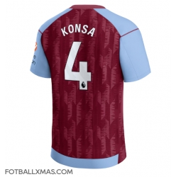 Aston Villa Ezri Konsa #4 Hjemmedrakt 2023-24 Kortermet