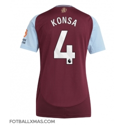 Aston Villa Ezri Konsa #4 Hjemmedrakt Dame 2024-25 Kortermet