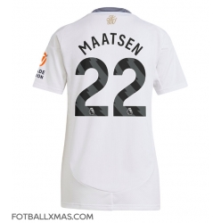 Aston Villa Ian Maatsen #22 Bortedrakt Dame 2024-25 Kortermet