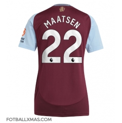 Aston Villa Ian Maatsen #22 Hjemmedrakt Dame 2024-25 Kortermet