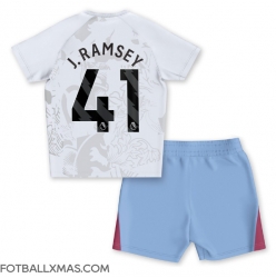 Aston Villa Jacob Ramsey #41 Bortedraktsett Barn 2023-24 Kortermet (+ Korte bukser)