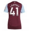 Aston Villa Jacob Ramsey #41 Hjemmedrakt Dame 2024-25 Kortermet