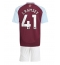 Aston Villa Jacob Ramsey #41 Hjemmedraktsett Barn 2024-25 Kortermet (+ Korte bukser)