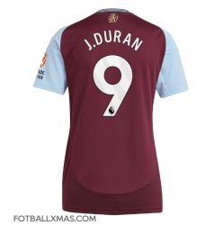 Aston Villa Jhon Duran #9 Hjemmedrakt Dame 2024-25 Kortermet