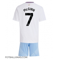 Aston Villa John McGinn #7 Bortedraktsett Barn 2024-25 Kortermet (+ Korte bukser)