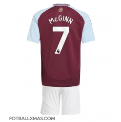 Aston Villa John McGinn #7 Hjemmedraktsett Barn 2024-25 Kortermet (+ Korte bukser)