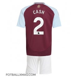 Aston Villa Matty Cash #2 Hjemmedraktsett Barn 2024-25 Kortermet (+ Korte bukser)