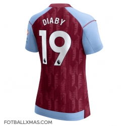 Aston Villa Moussa Diaby #19 Hjemmedrakt Dame 2023-24 Kortermet