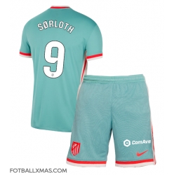 Atletico Madrid Alexander Sorloth #9 Bortedraktsett Barn 2024-25 Kortermet (+ Korte bukser)