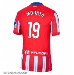 Atletico Madrid Alvaro Morata #19 Hjemmedrakt 2024-25 Kortermet