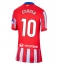 Atletico Madrid Angel Correa #10 Hjemmedrakt Dame 2024-25 Kortermet