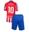 Atletico Madrid Angel Correa #10 Hjemmedraktsett Barn 2024-25 Kortermet (+ Korte bukser)