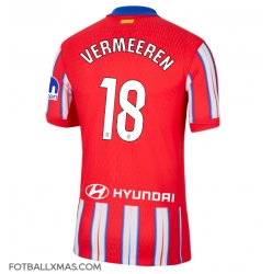 Atletico Madrid Arthur Vermeeren #18 Hjemmedrakt 2024-25 Kortermet