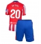 Atletico Madrid Axel Witsel #20 Hjemmedraktsett Barn 2024-25 Kortermet (+ Korte bukser)