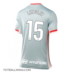 Atletico Madrid Clement Lenglet #15 Bortedrakt Dame 2024-25 Kortermet