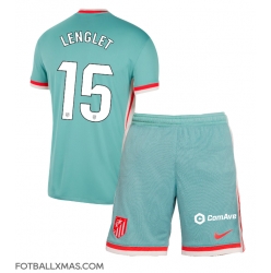 Atletico Madrid Clement Lenglet #15 Bortedraktsett Barn 2024-25 Kortermet (+ Korte bukser)