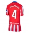 Atletico Madrid Conor Gallagher #4 Hjemmedrakt Dame 2024-25 Kortermet