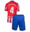 Atletico Madrid Conor Gallagher #4 Hjemmedraktsett Barn 2024-25 Kortermet (+ Korte bukser)