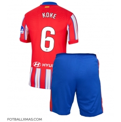 Atletico Madrid Koke #6 Hjemmedraktsett Barn 2024-25 Kortermet (+ Korte bukser)