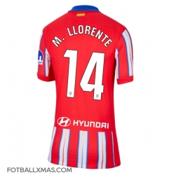 Atletico Madrid Marcos Llorente #14 Hjemmedrakt Dame 2024-25 Kortermet