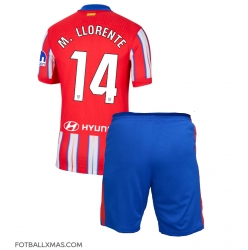 Atletico Madrid Marcos Llorente #14 Hjemmedraktsett Barn 2024-25 Kortermet (+ Korte bukser)