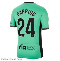 Atletico Madrid Pablo Barrios #24 Tredjedrakt 2023-24 Kortermet