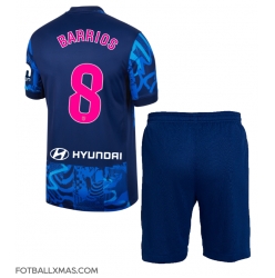 Atletico Madrid Pablo Barrios #8 Tredjedraktsett Barn 2024-25 Kortermet (+ Korte bukser)