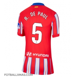 Atletico Madrid Rodrigo De Paul #5 Hjemmedrakt Dame 2024-25 Kortermet