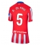 Atletico Madrid Rodrigo De Paul #5 Hjemmedrakt Dame 2024-25 Kortermet