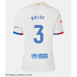 Barcelona Alejandro Balde #3 Bortedrakt Dame 2023-24 Kortermet