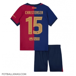 Barcelona Andreas Christensen #15 Hjemmedraktsett Barn 2024-25 Kortermet (+ Korte bukser)