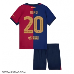 Barcelona Dani Olmo #20 Hjemmedraktsett Barn 2024-25 Kortermet (+ Korte bukser)