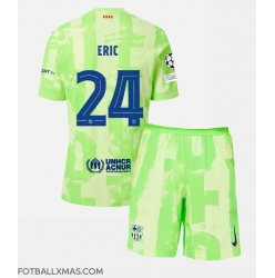 Barcelona Eric Garcia #24 Tredjedraktsett Barn 2024-25 Kortermet (+ Korte bukser)