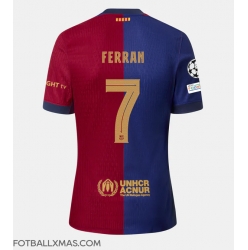 Barcelona Ferran Torres #7 Hjemmedrakt 2024-25 Kortermet