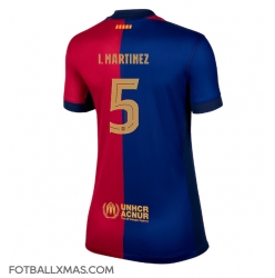 Barcelona Inigo Martinez #5 Hjemmedrakt Dame 2024-25 Kortermet