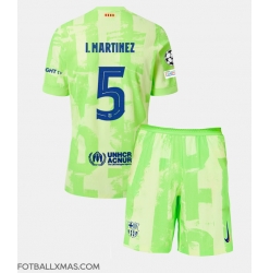 Barcelona Inigo Martinez #5 Tredjedraktsett Barn 2024-25 Kortermet (+ Korte bukser)