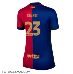 Barcelona Jules Kounde #23 Hjemmedrakt Dame 2024-25 Kortermet